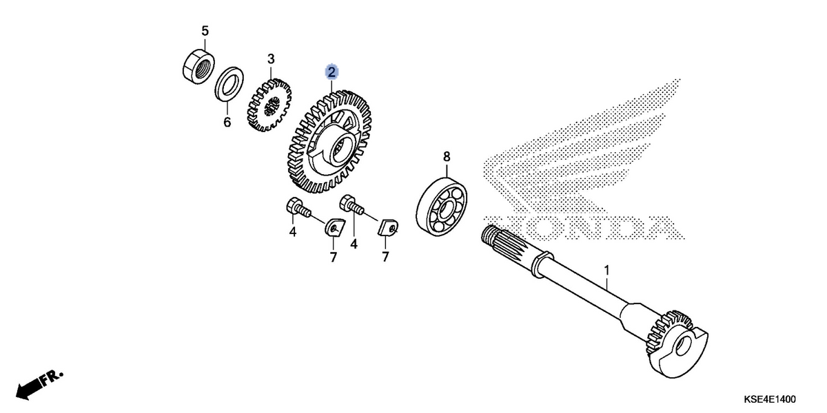 Honda OEM part 13422-KSE-670