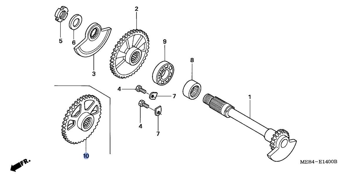 Honda OEM part 13422-MEN-A00