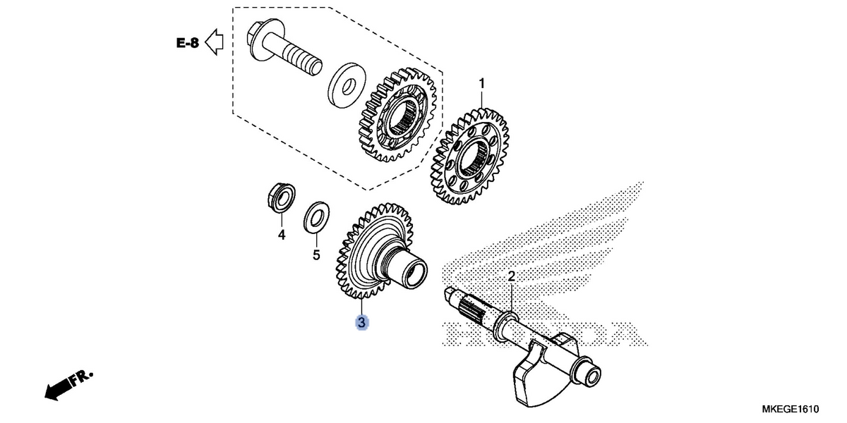 Honda OEM part 13422-MKE-A50