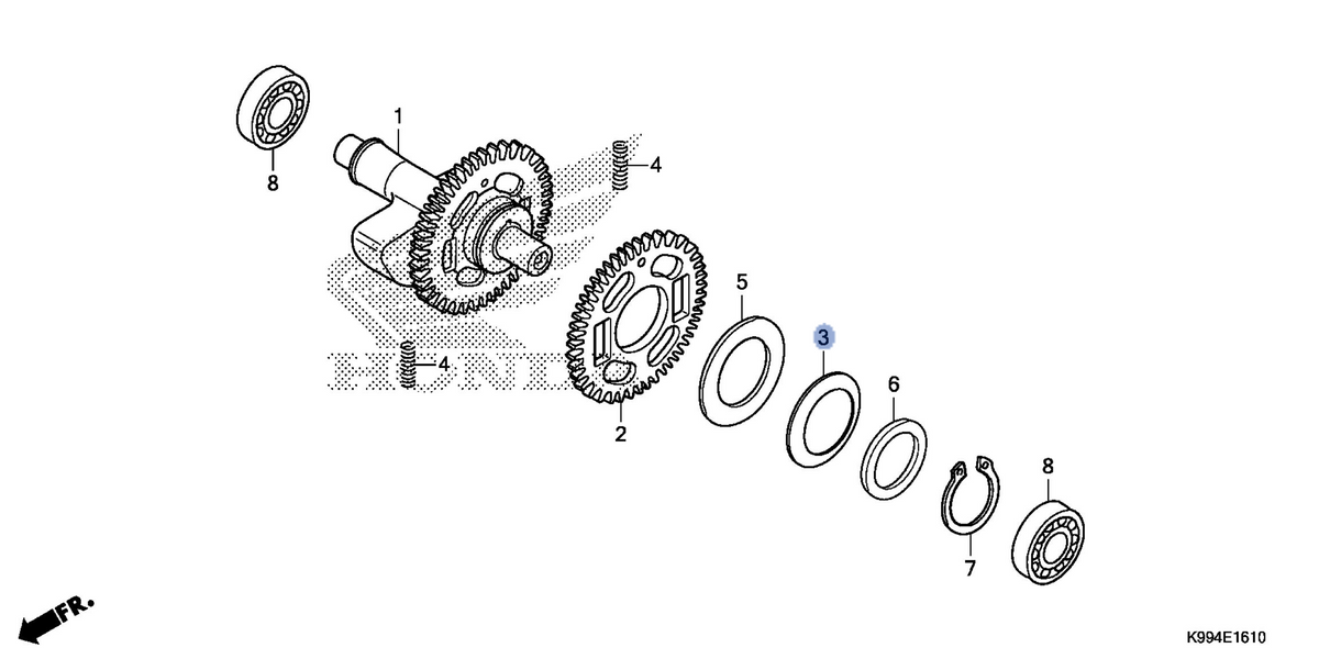 Honda OEM part 13423-K31-900
