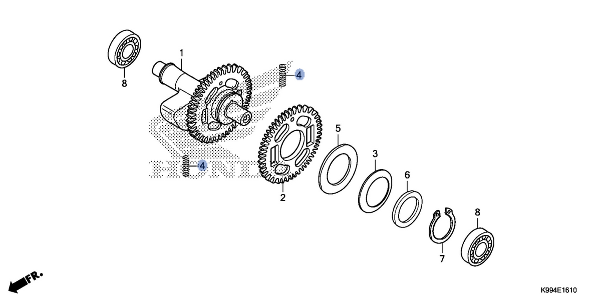 Honda OEM part 13424-K31-900