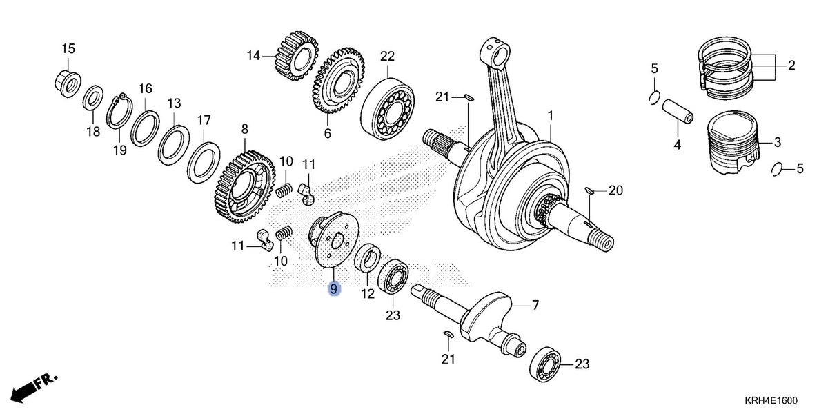 Honda OEM part 13426-KTT-900