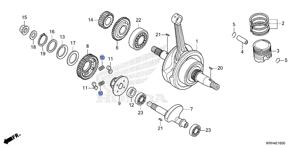 Honda OEM part 13427-KTT-900