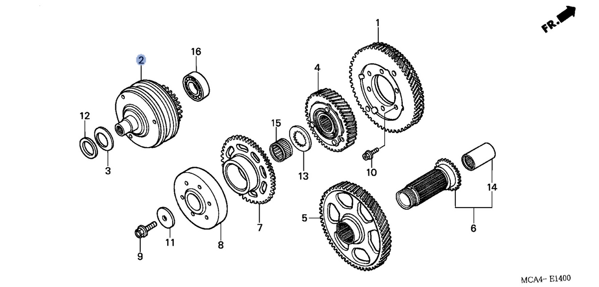 Honda OEM part 13430-MCA-780