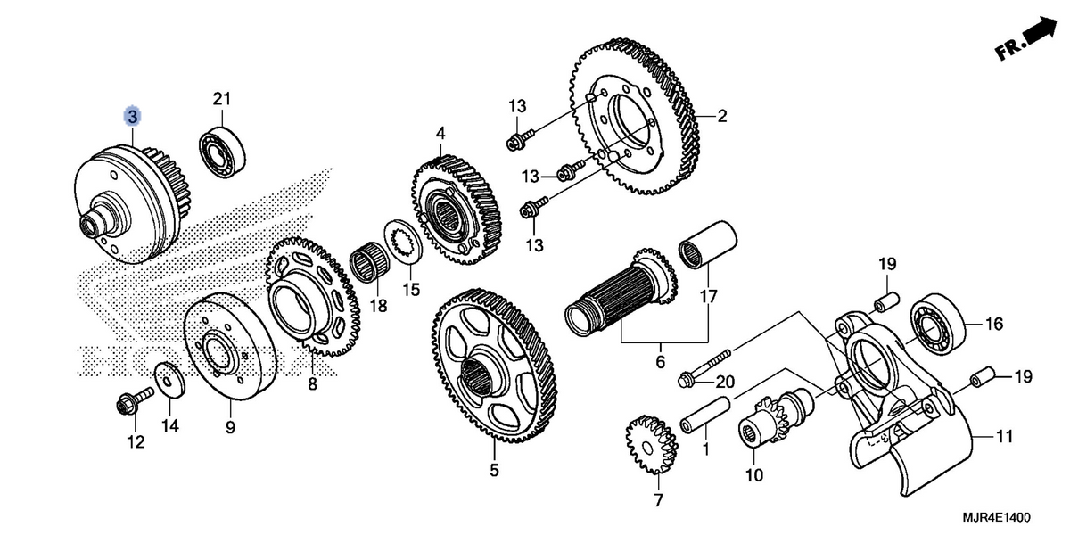 Honda OEM part 13430-MCA-A61