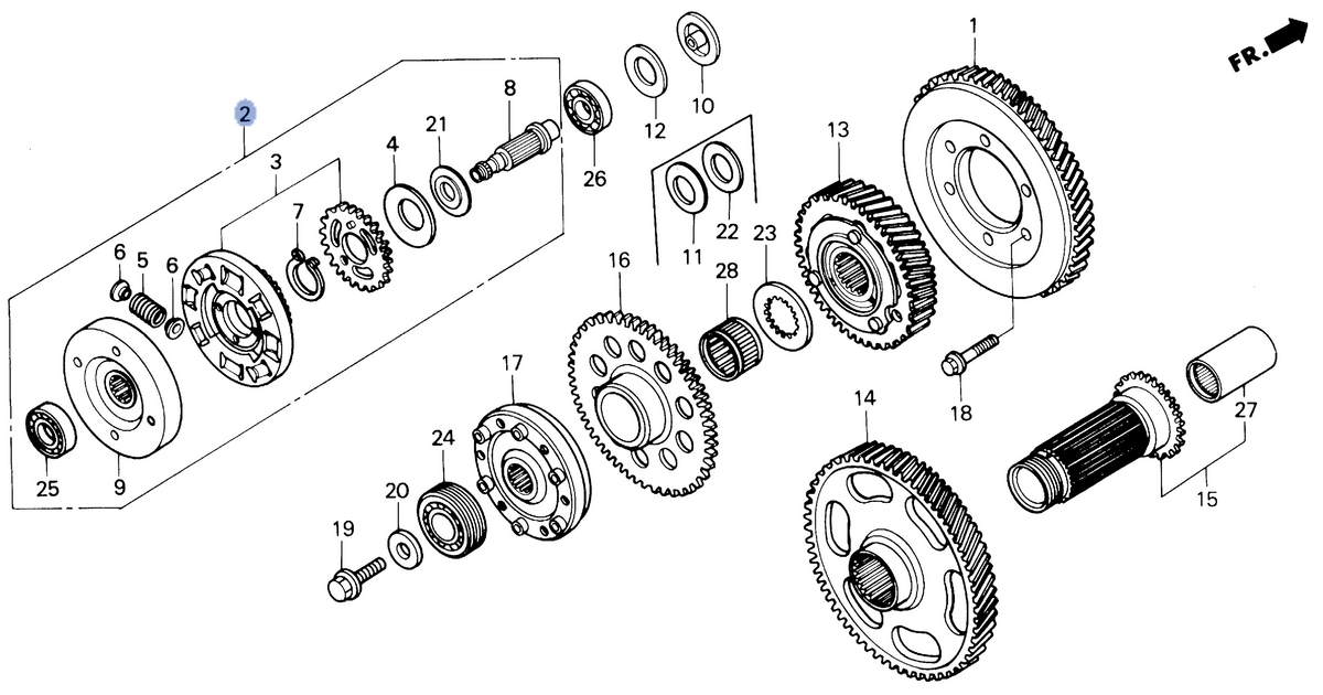 Honda OEM part 13430-MN5-030