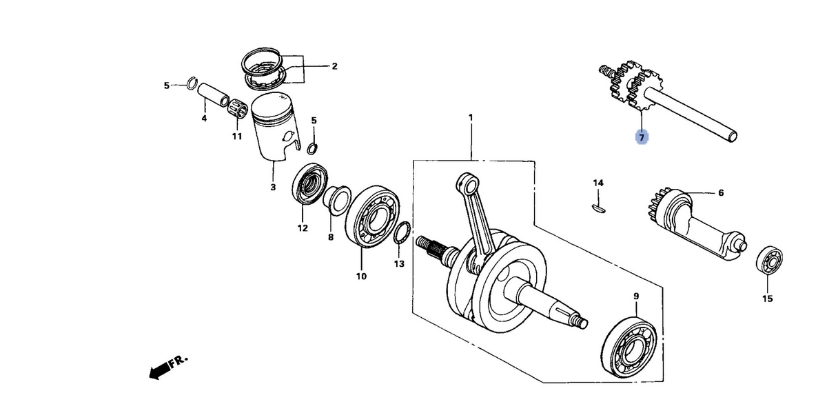 Honda OEM part 13430-NLA-700