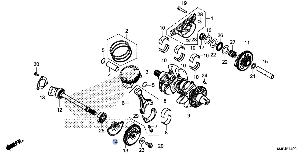 Honda OEM part 13433-MJP-G50