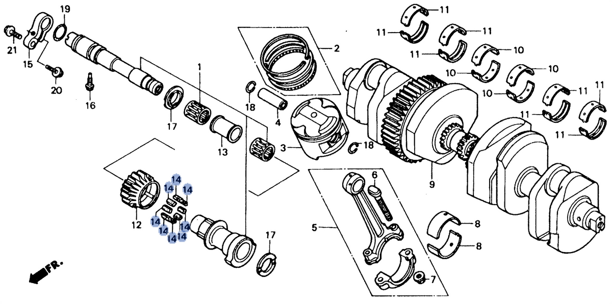 Honda OEM part 13435-MM5-000