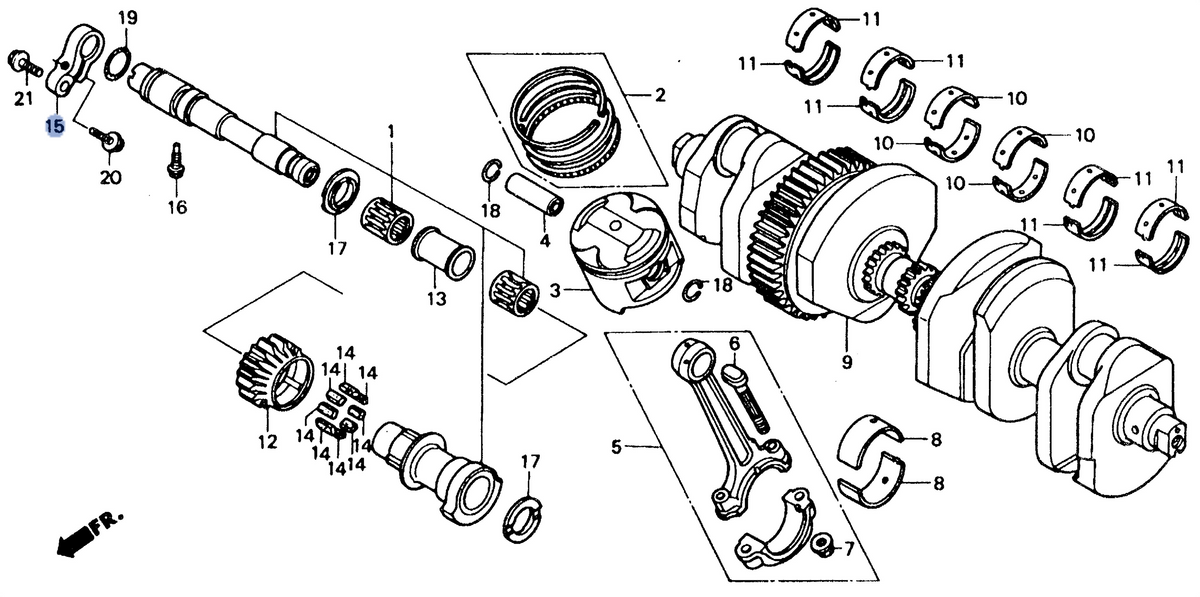 Honda OEM part 13436-MM5-000