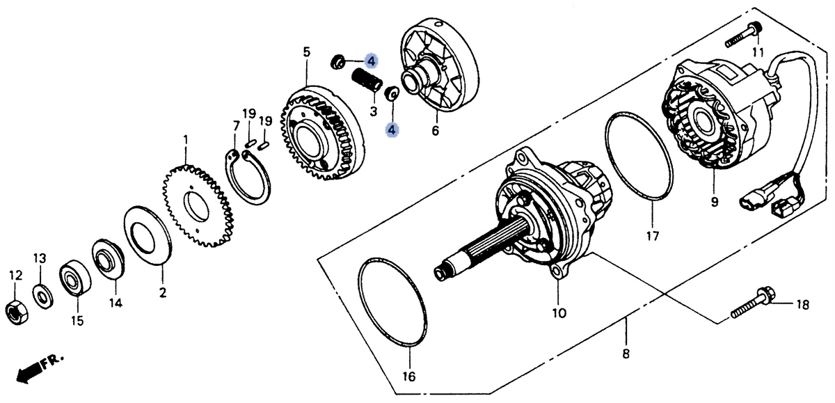 Honda OEM part 13438-MT3-300