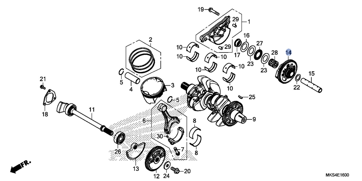Honda OEM part 13440-MKS-E00