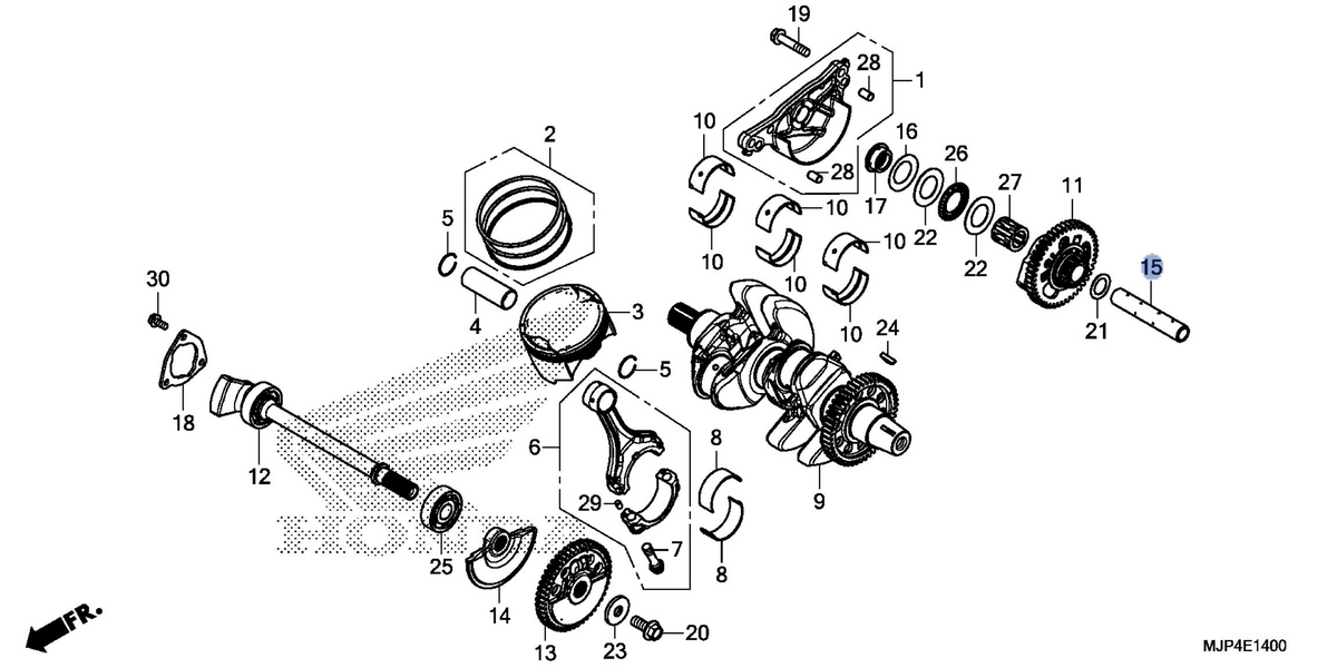 Honda OEM part 13445-MJP-G50