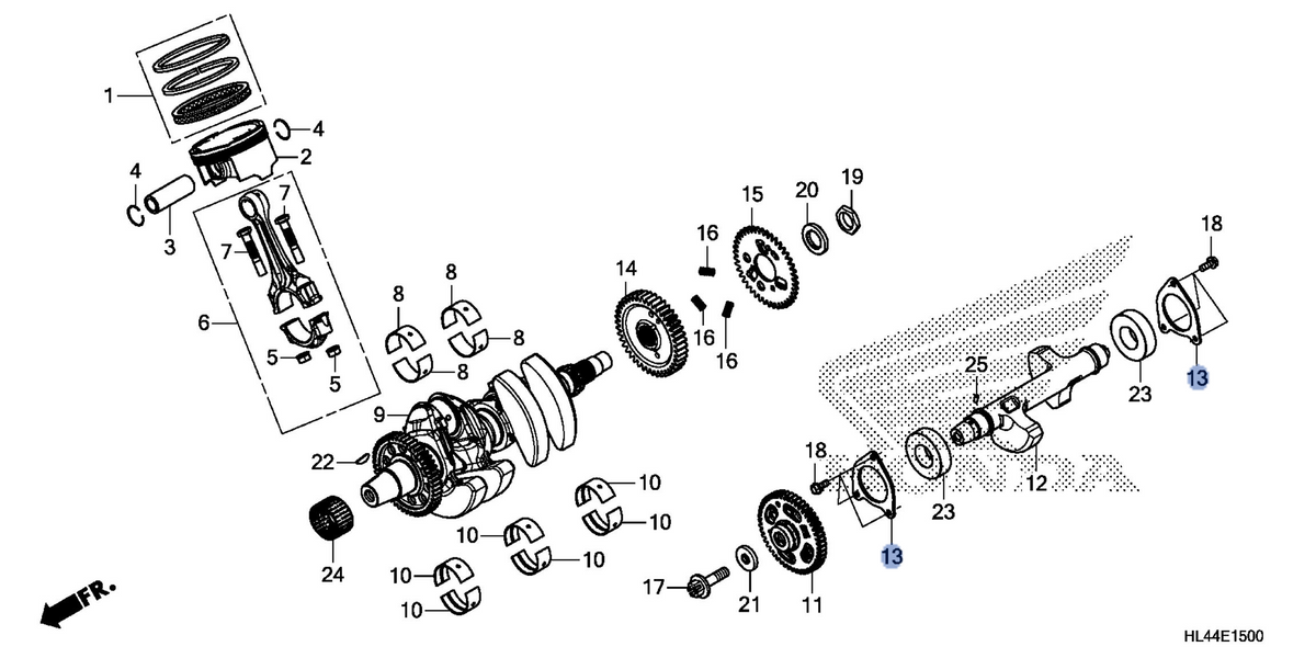 Honda OEM part 13481-HL4-000