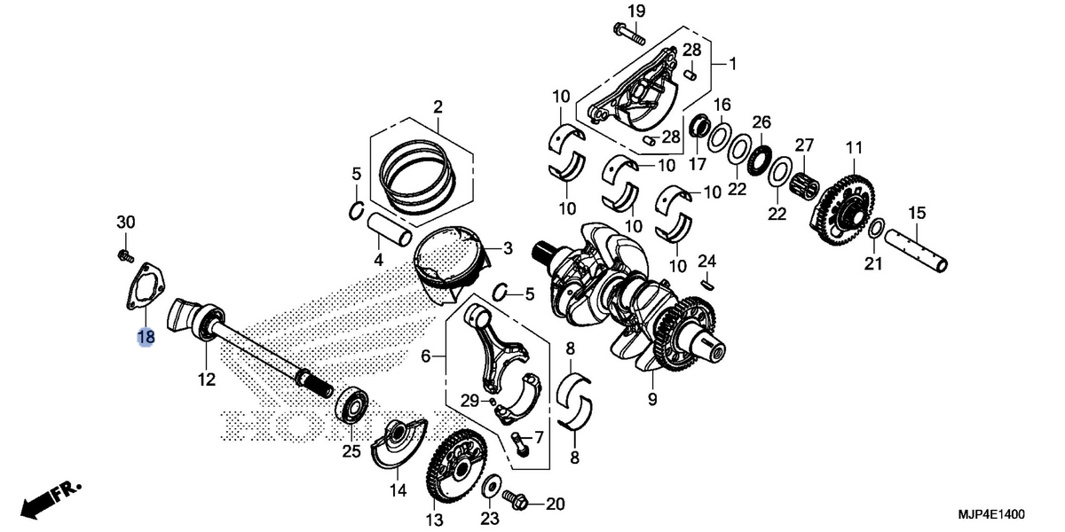 Honda OEM part 13481-MJP-G50