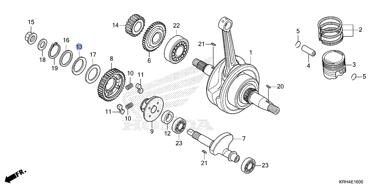 Honda OEM part 13538-KTT-900