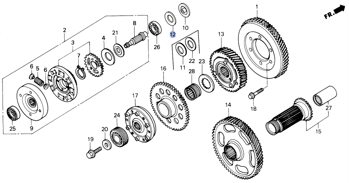 Honda OEM part 13538-MT8-000