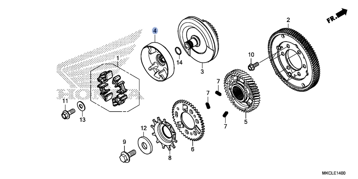 Honda OEM part 13541-MKC-A00