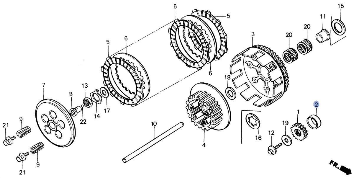 Honda OEM part 13617-KS6-700