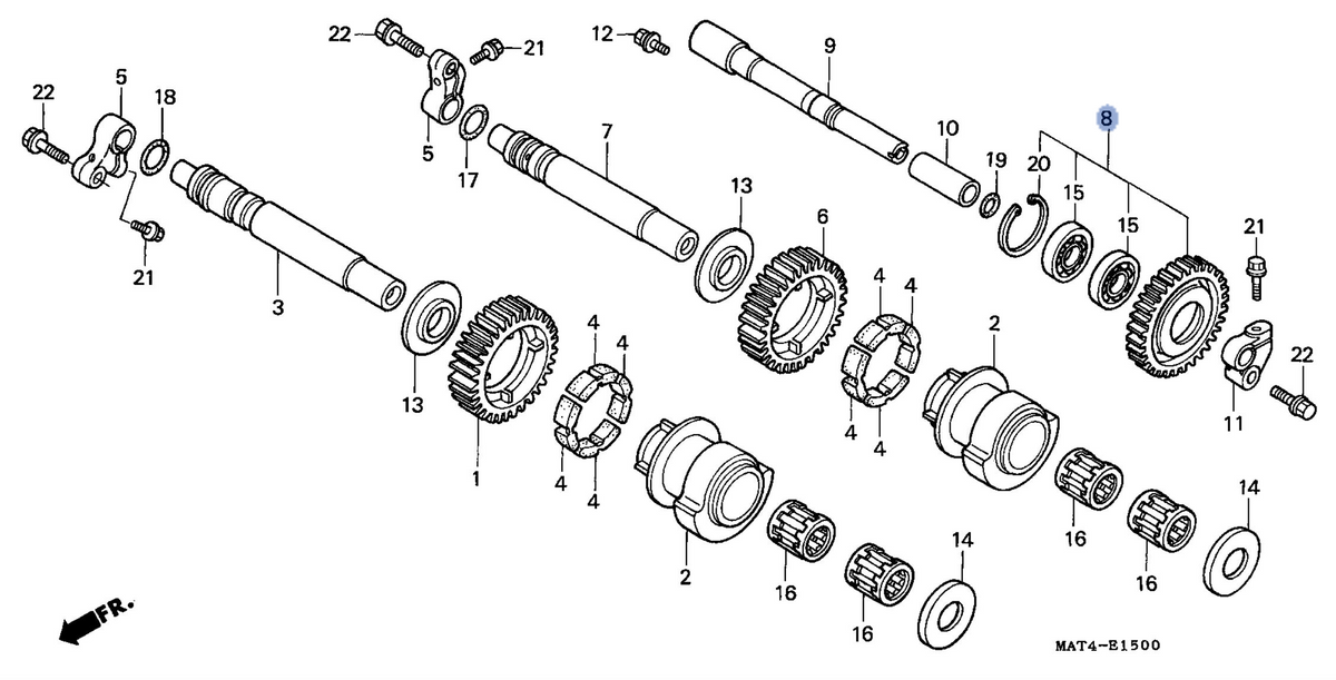 Honda OEM part 13620-MAT-E00