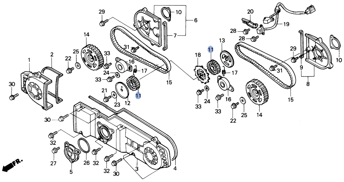 Honda OEM part 13621-MN5-003
