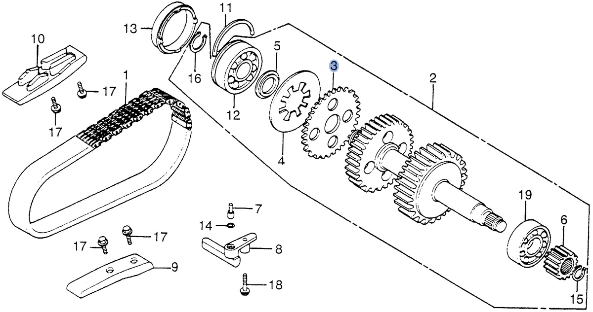 Honda OEM part 13642-393-300