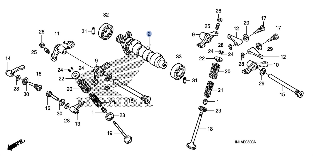 Honda OEM part 14000-HN1-A70