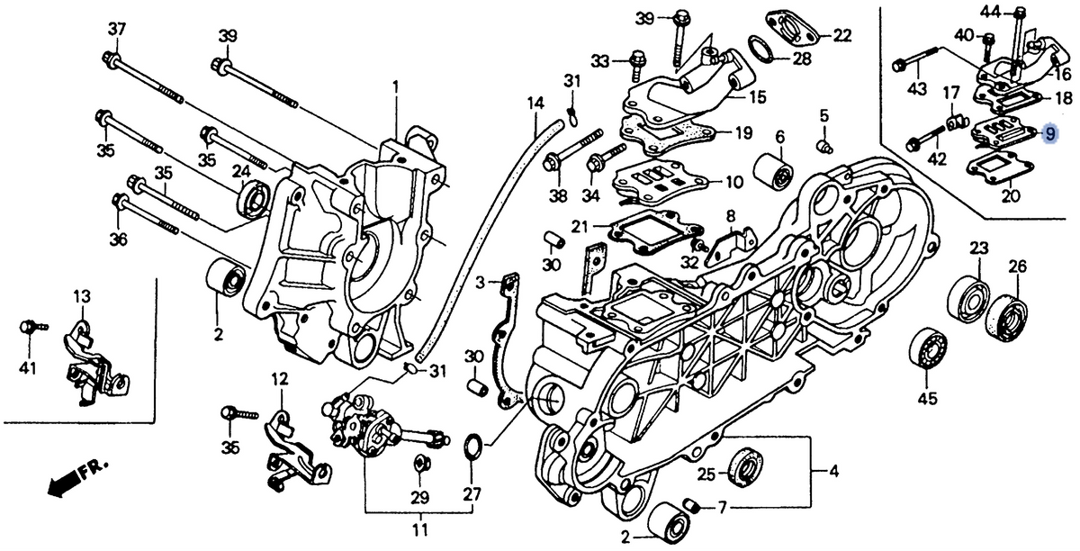 Honda OEM part 14100-GAH-000