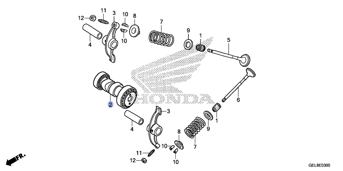 Honda OEM part 14100-GEL-A80