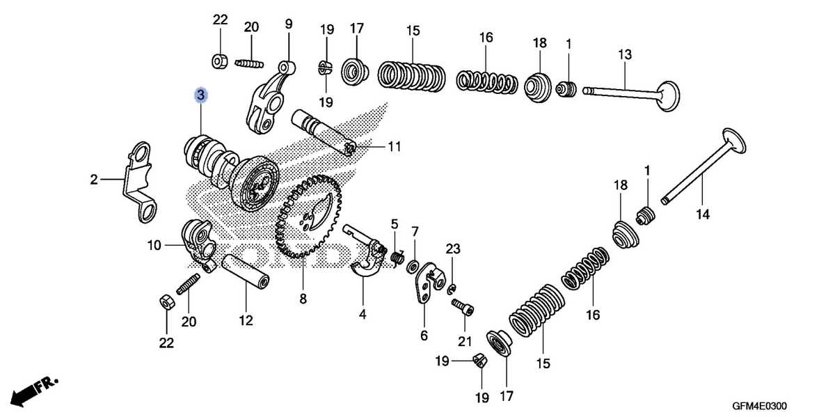 Honda OEM part 14100-GFM-B20