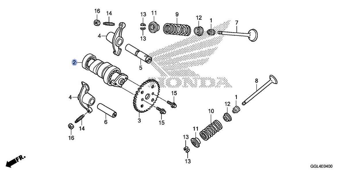 Honda OEM part 14100-GGL-J00