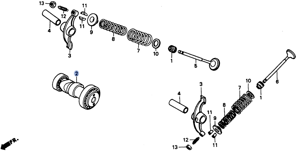 Honda OEM part 14100-GK4-000