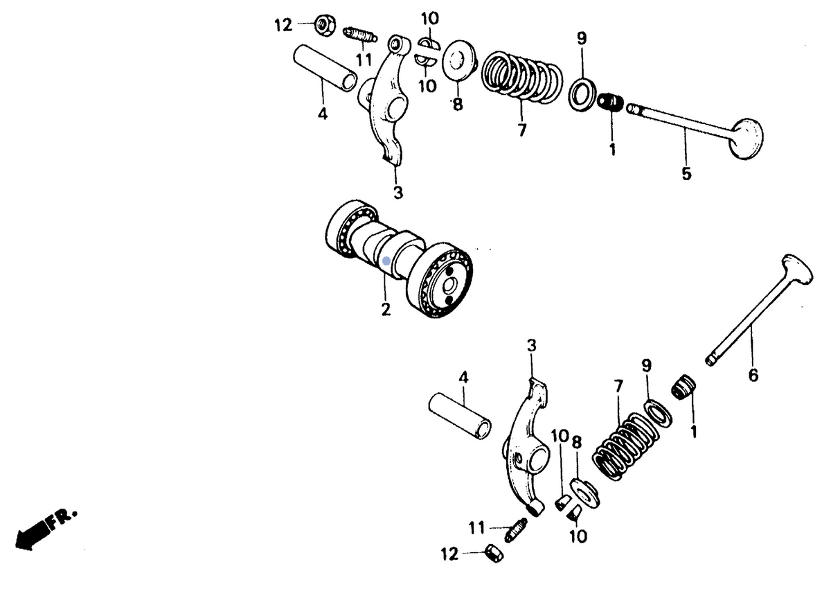 Honda OEM part 14100-GK4-760