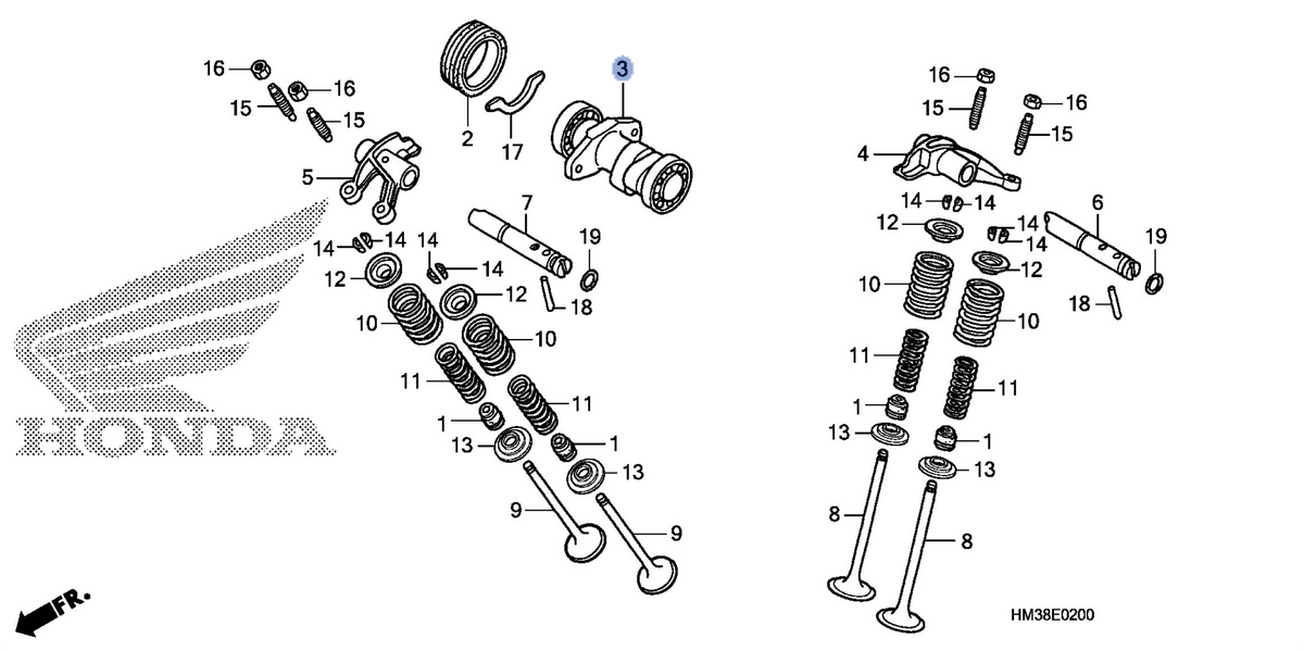 Honda OEM part 14100-HC0-010