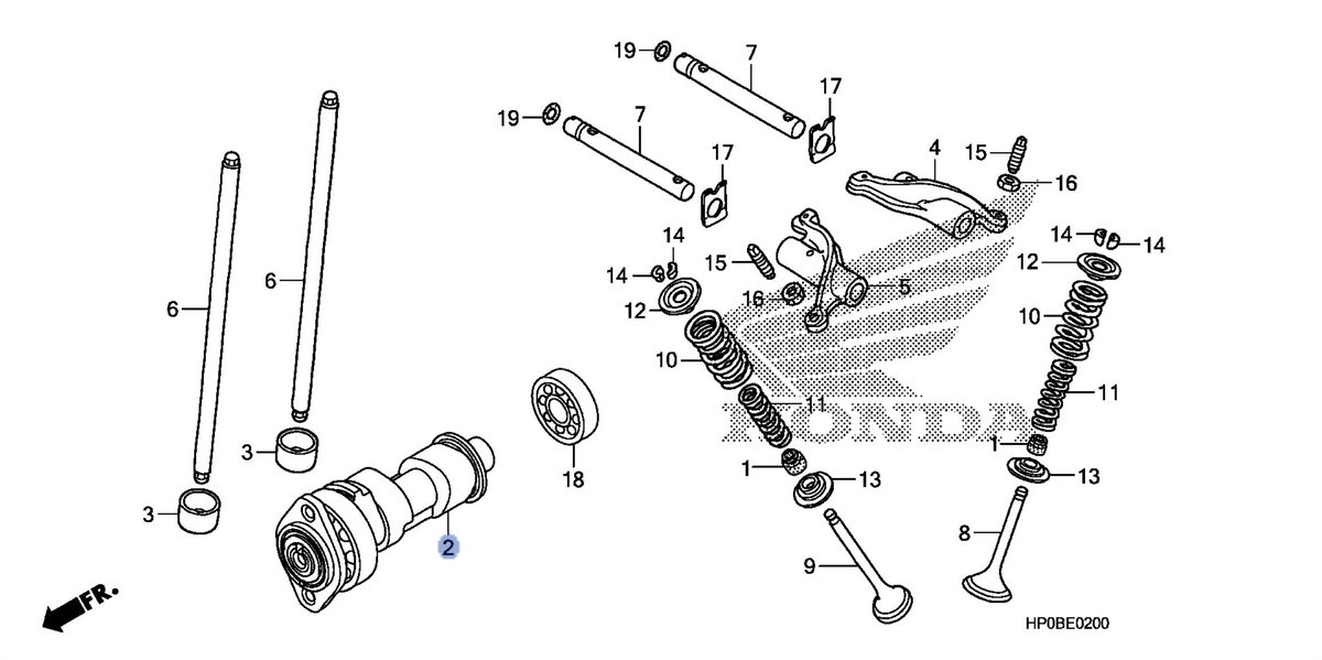 Honda OEM part 14100-HP0-A00