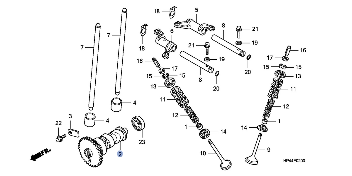 Honda OEM part 14100-HP5-600