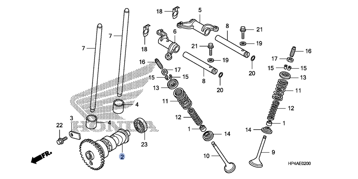 Honda OEM part 14100-HP5-A50