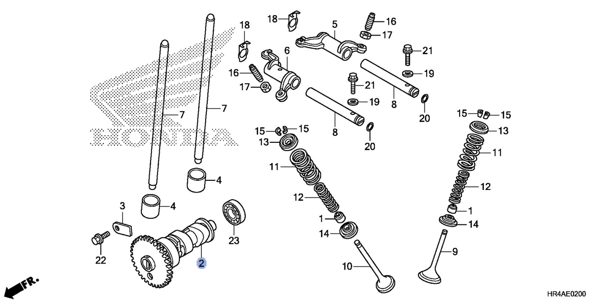Honda OEM part 14100-HR0-F00