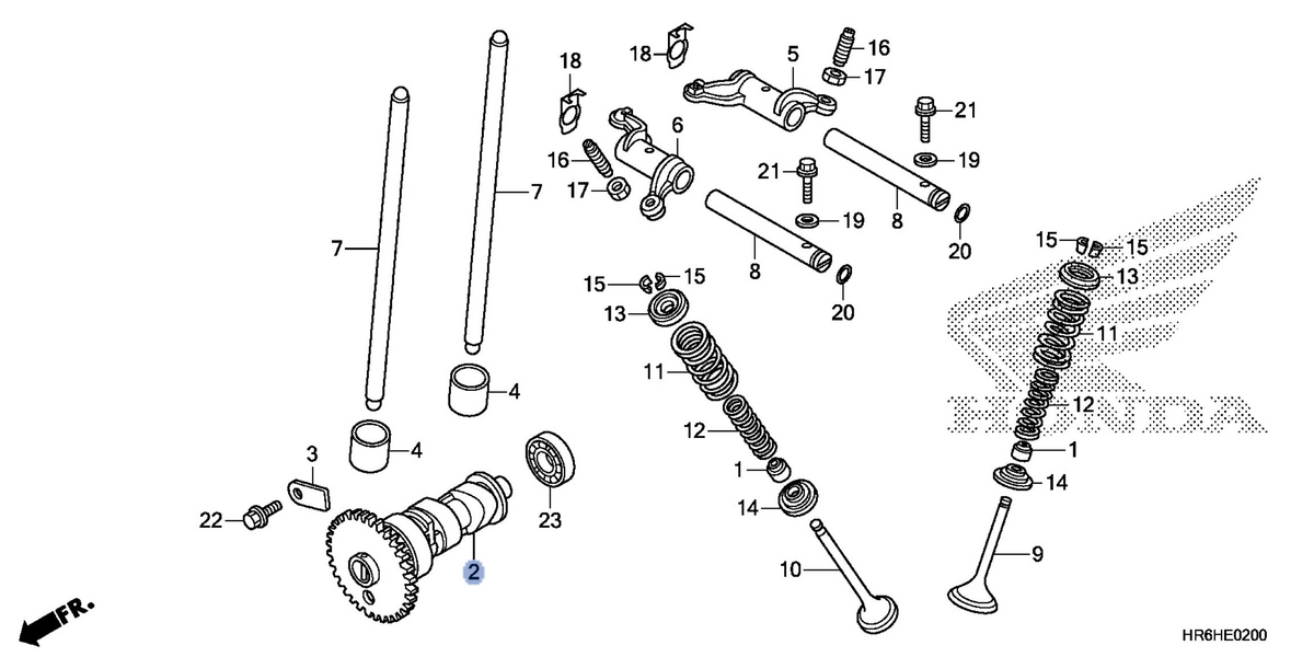 Honda OEM part 14100-HR6-A60
