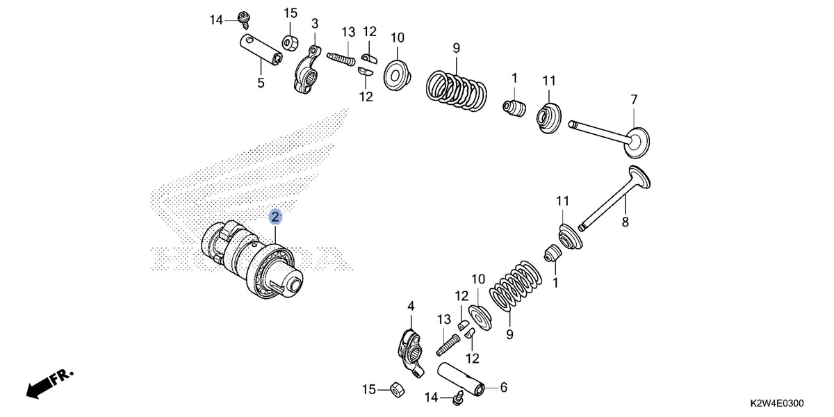 Honda OEM part 14100-K1M-T00