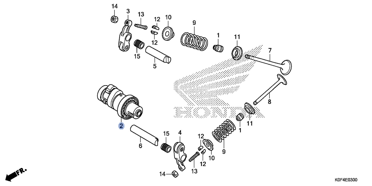 Honda OEM part 14100-K73-T30