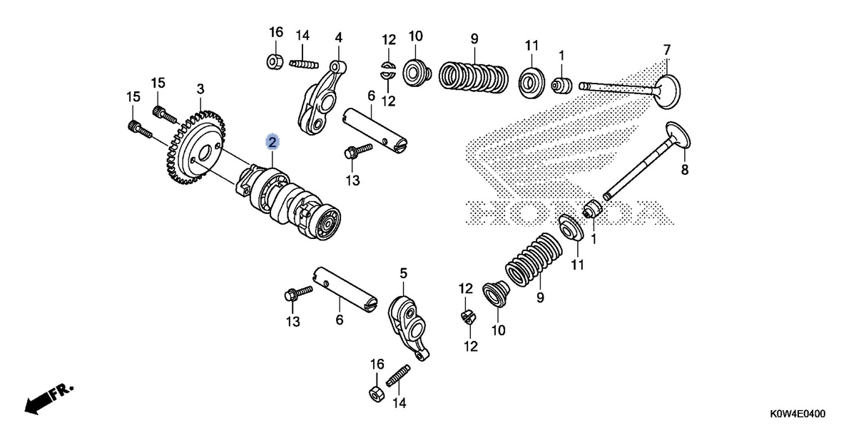 Honda OEM part 14100-K77-V00