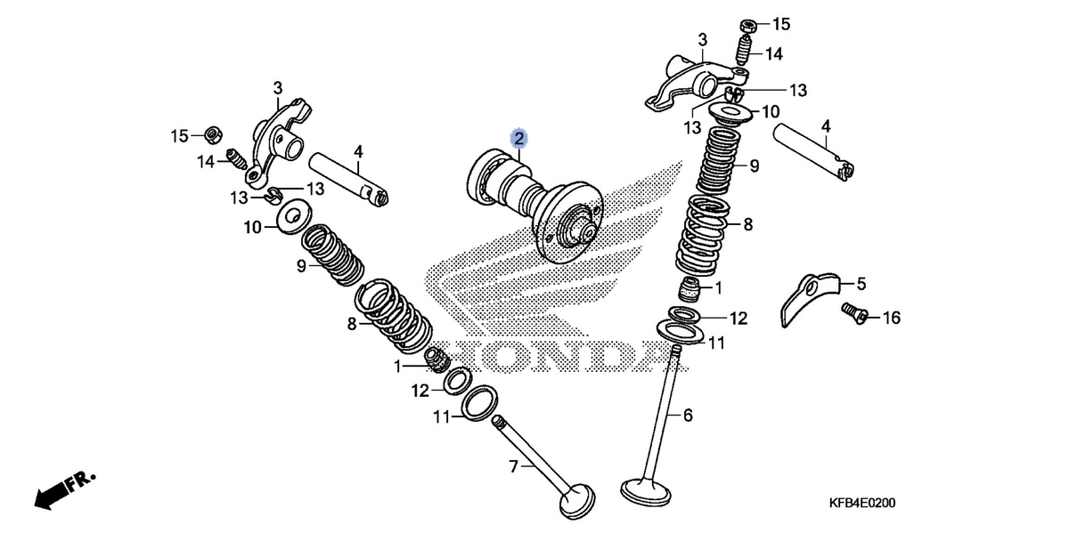 Honda OEM part 14100-KFB-000