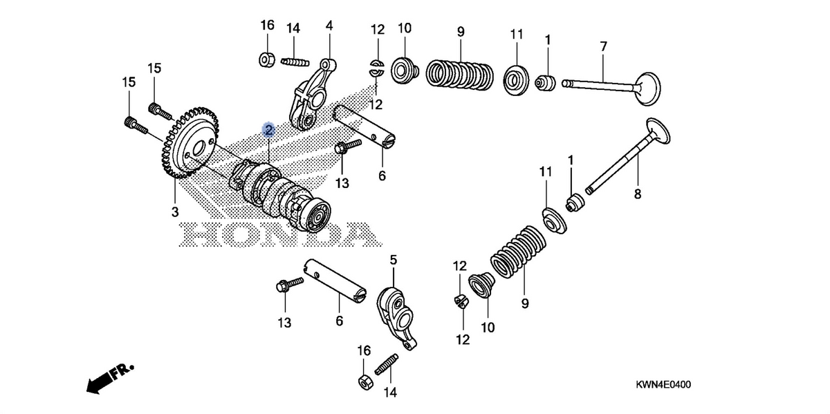 Honda OEM part 14100-KWN-900