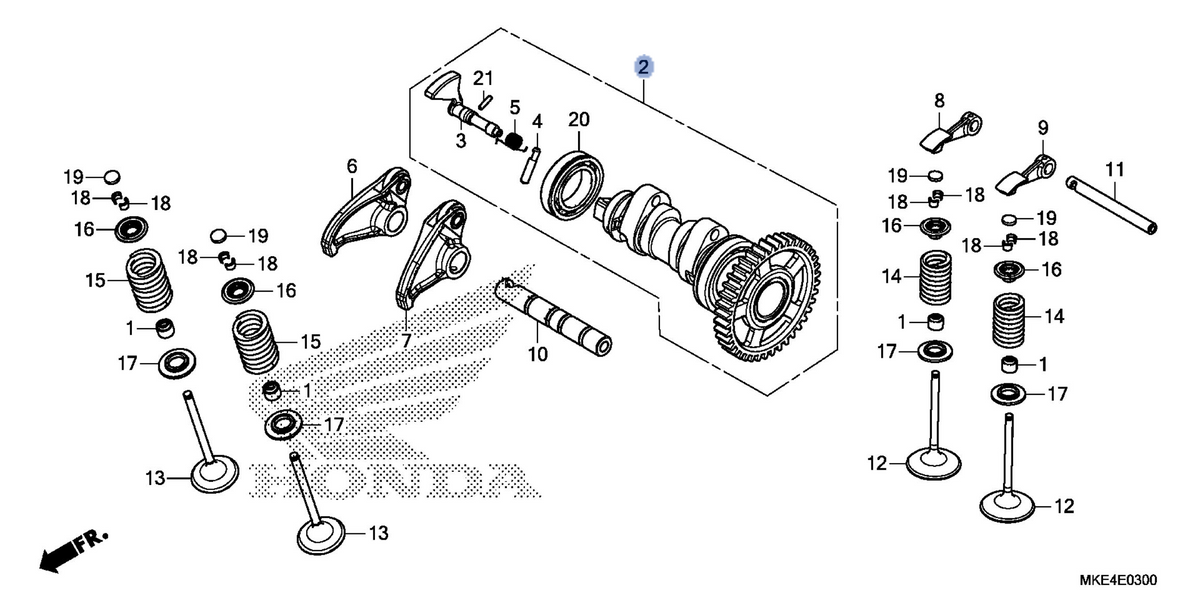 Honda OEM part 14100-MKE-A01
