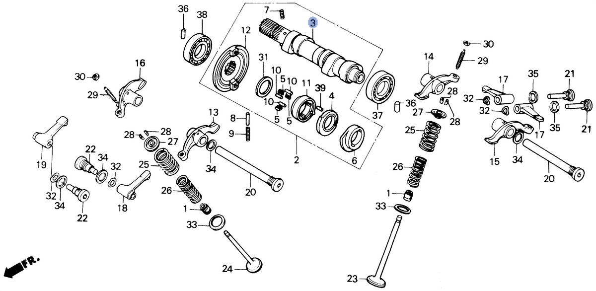 Honda OEM part 14100-MN9-872