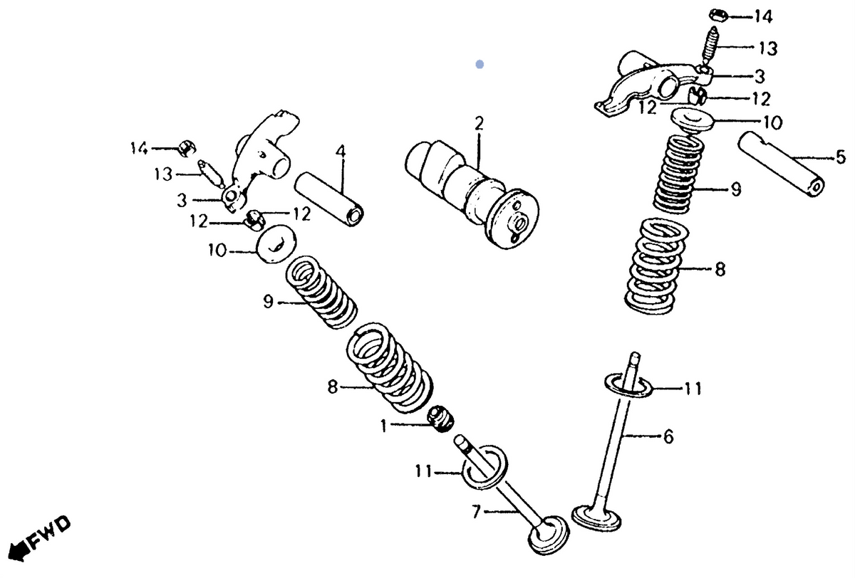 Honda OEM part 14101-436-000