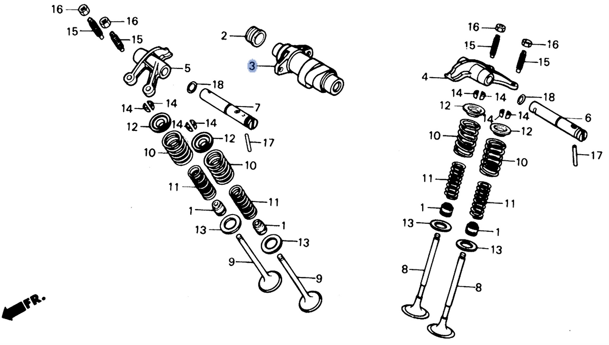 Honda OEM part 14101-HA7-770