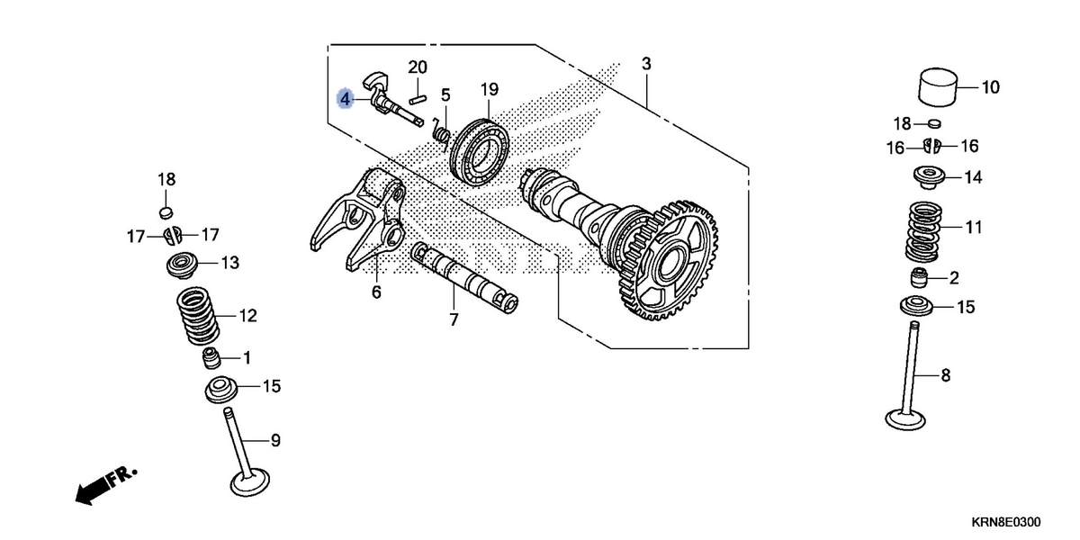 Honda OEM part 14102-KRN-B10