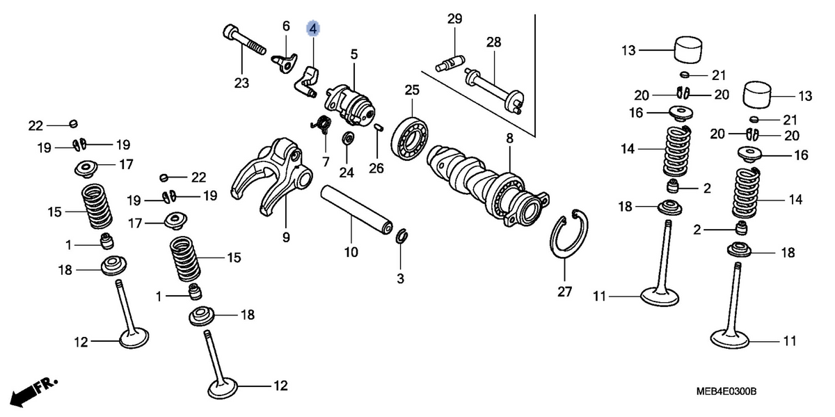 Honda OEM part 14102-MEB-670